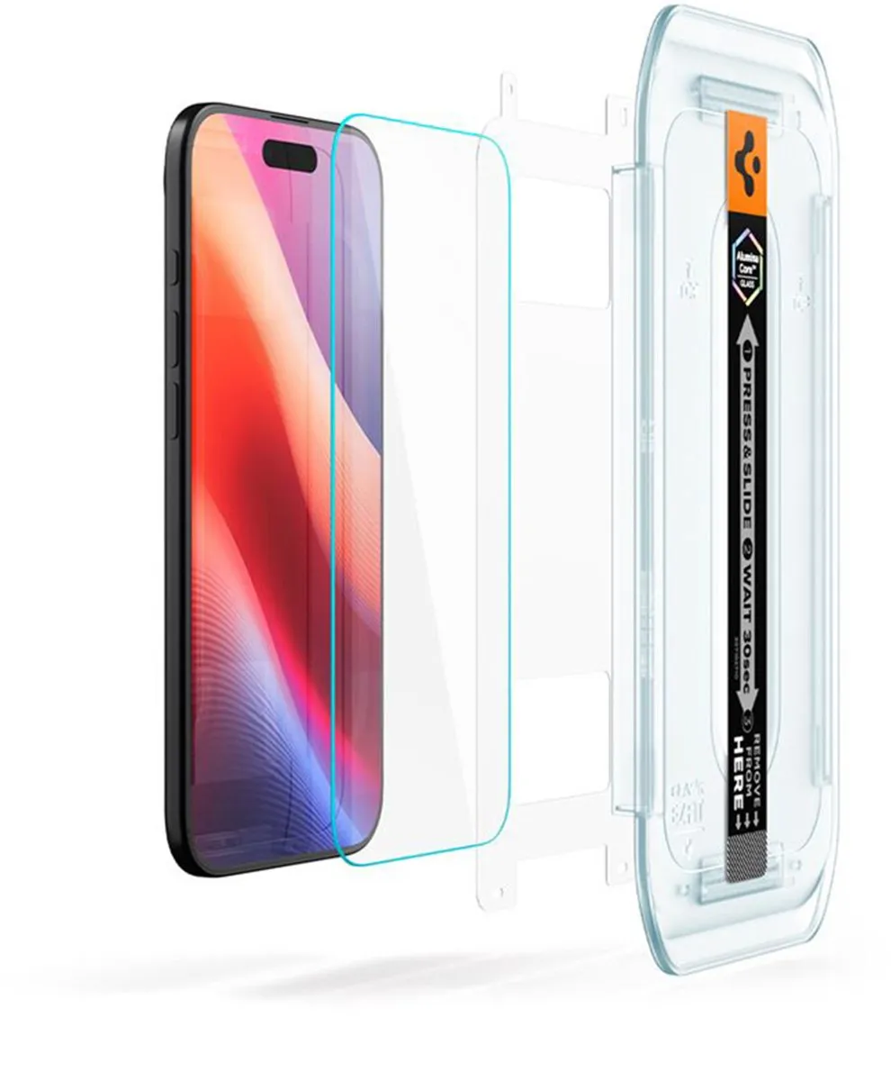 Spigen EZ Fit Glas.tR AGL09870 Screenprotector - iPhone Air