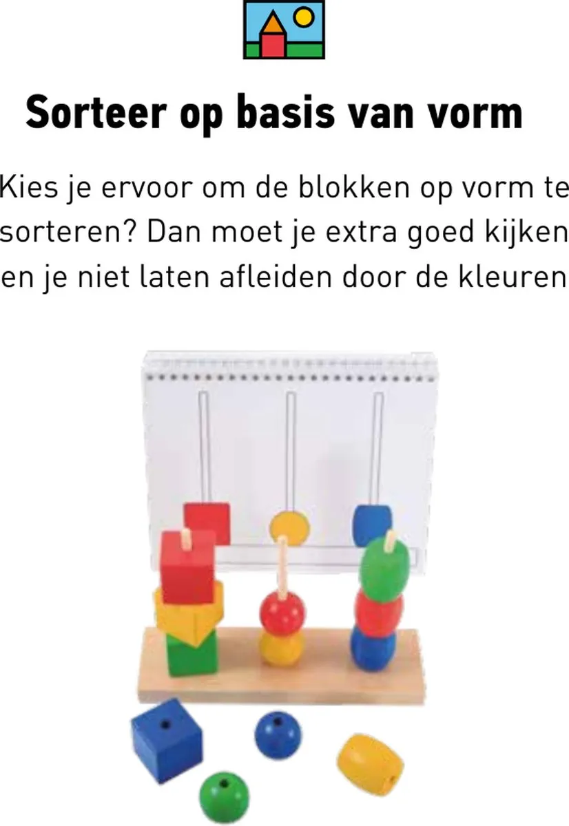 Toys for Life 'Bouw de toren' - Vormen en kleuren leren - Educatief speelgoed - Sensorisch speelgoed - Spelend leren Motoriek - Fijne motoriek speelgoed - Houten speelgoed - Speelgoed 3 tot 6 jaar