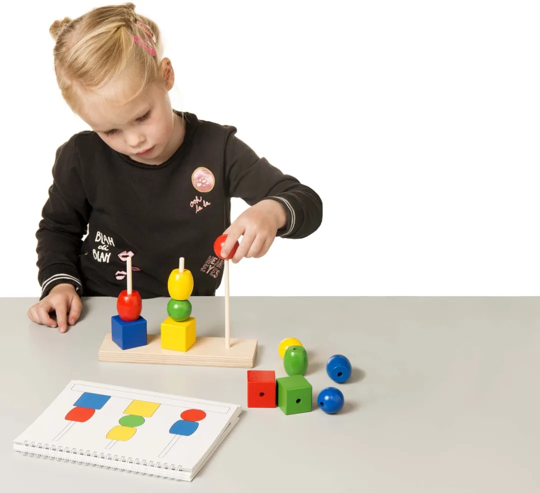 Toys for Life 'Bouw de toren' - Vormen en kleuren leren - Educatief speelgoed - Sensorisch speelgoed - Spelend leren Motoriek - Fijne motoriek speelgoed - Houten speelgoed - Speelgoed 3 tot 6 jaar