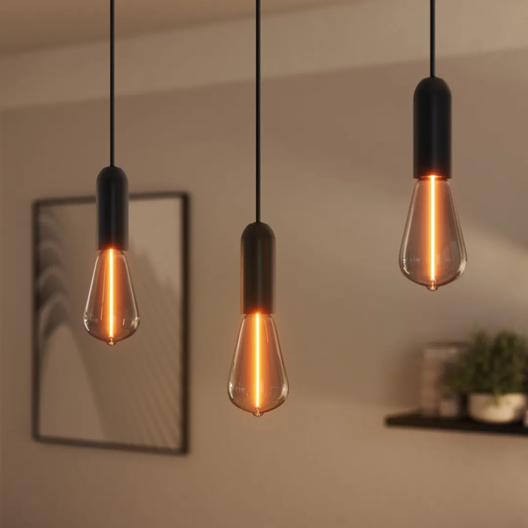Osram Vintage 1906 Hanglamp E27 - 25W - Ø100cm - Zwart - afbeelding 6 van 6