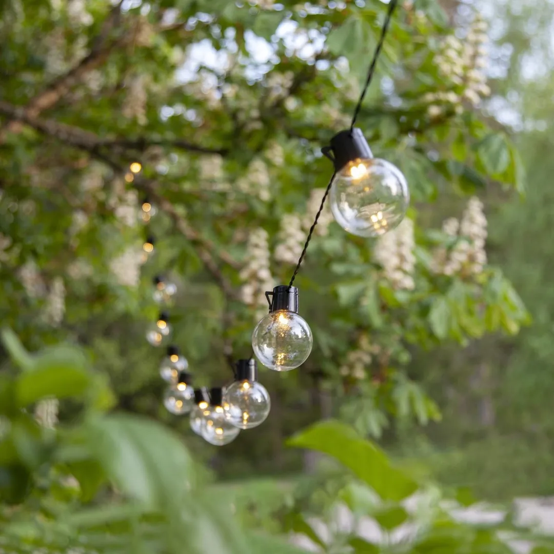Star Trading LED Buitenlichtketting Partaj 16 LED Warm Wit 4,5m - afbeelding 2 van 3