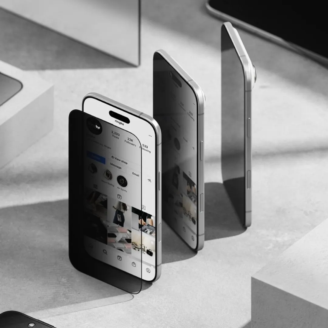 Ringke Easy Slide Privacyglas iPhone Air 9H - 2 Stuks