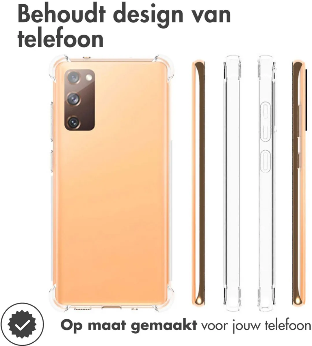 Imoshion Hoesje Samsung Galaxy S20 FE - Transparant - afbeelding 6 van 6