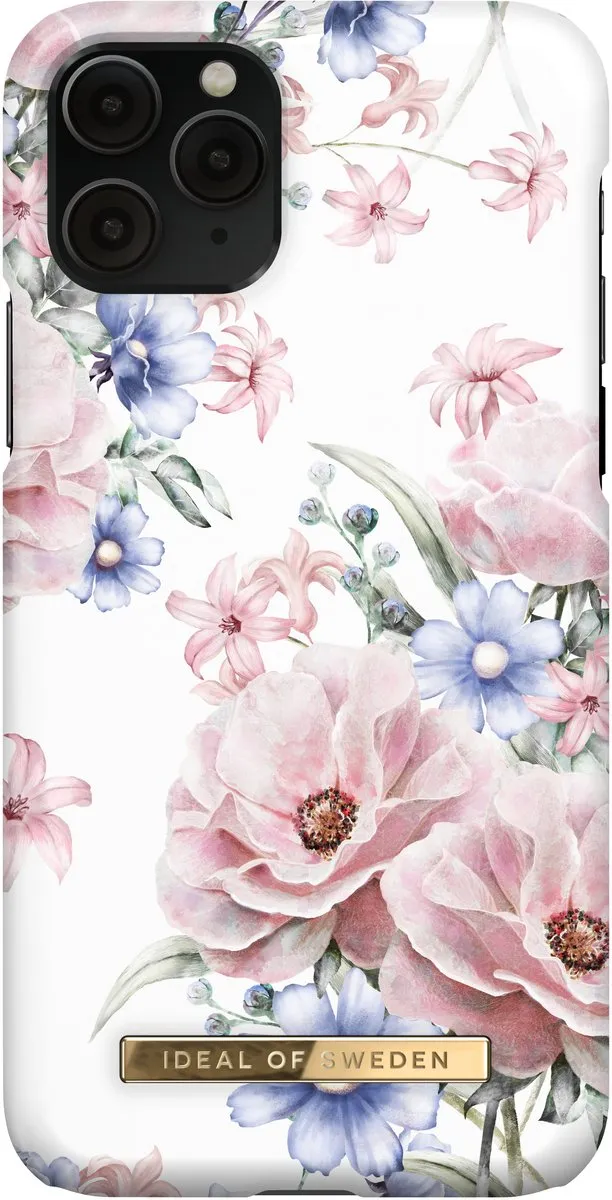 iDeal of Sweden iPhone 11 Pro Fashion Case Floral Romance - Wit/Blauw/Roz