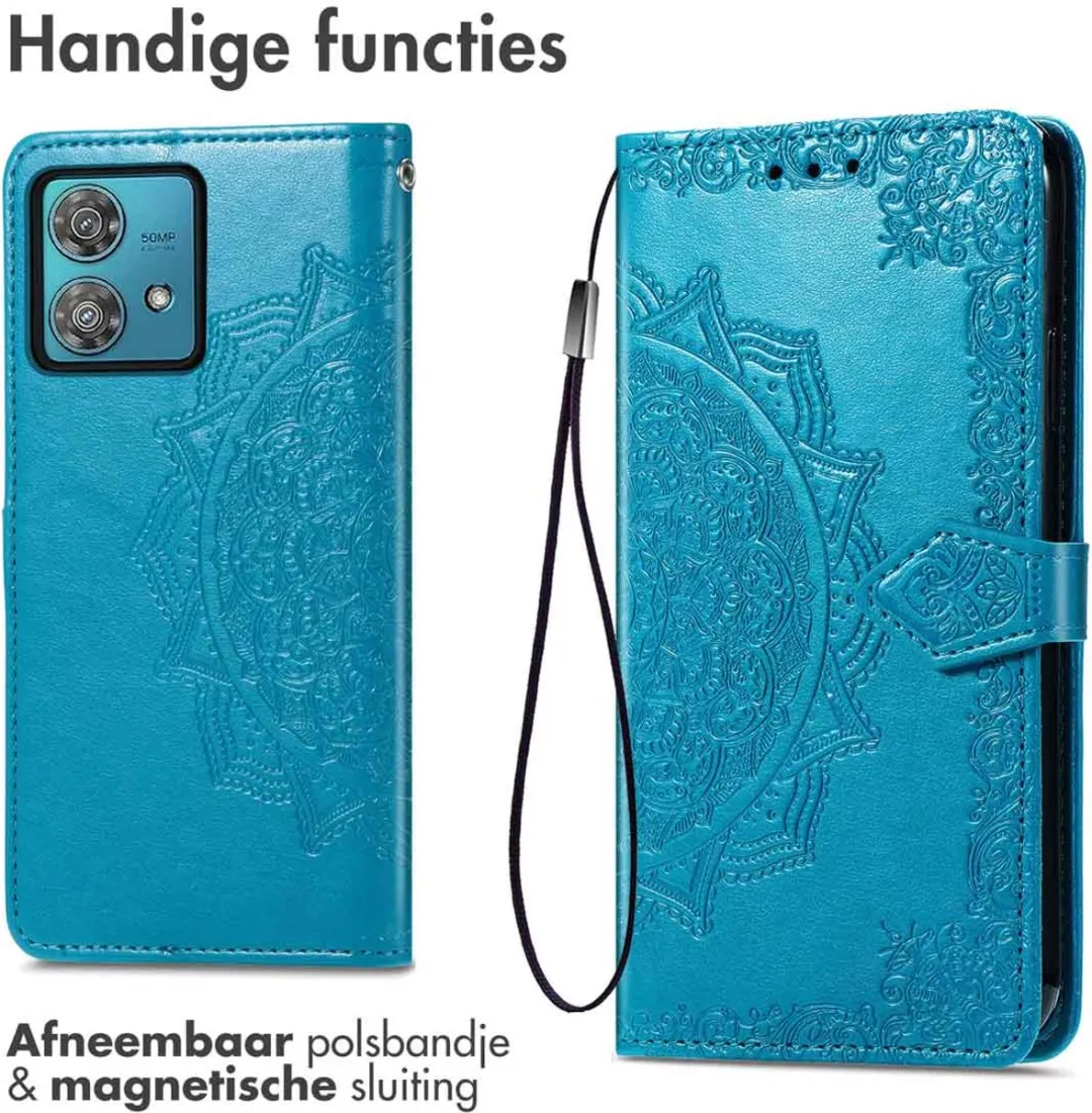 Imoshion Moto G84 Hoesje Turquoise - 3 Pasjes