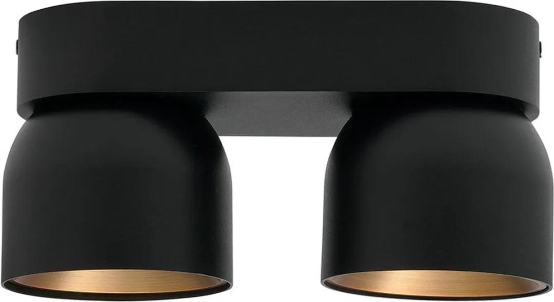 Nordlux Pitcher Spot 2xGU10 - 10cm - Zwart