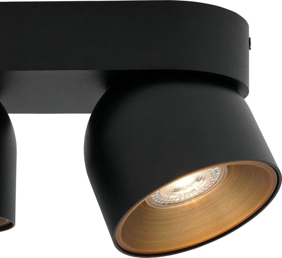 Nordlux Pitcher Spot 2xGU10 - 10cm - Zwart