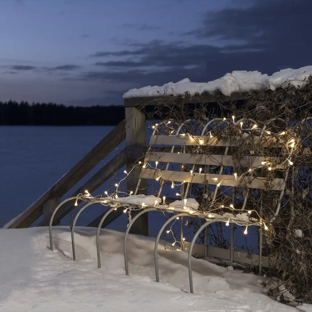 Konstsmide 3691 Snoerverlichting 80 LED - 632cm - 24V - Warmwit