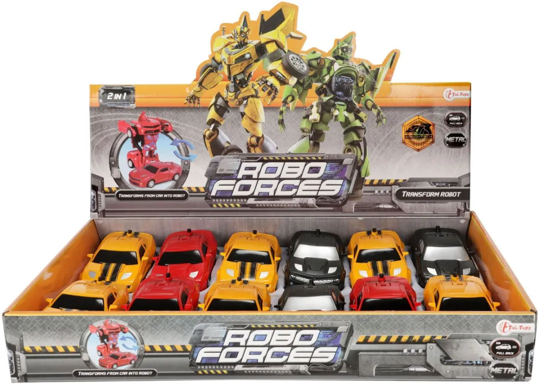 Toi-Toys Roboforces Transformeer Robot Supercar - Multicolor