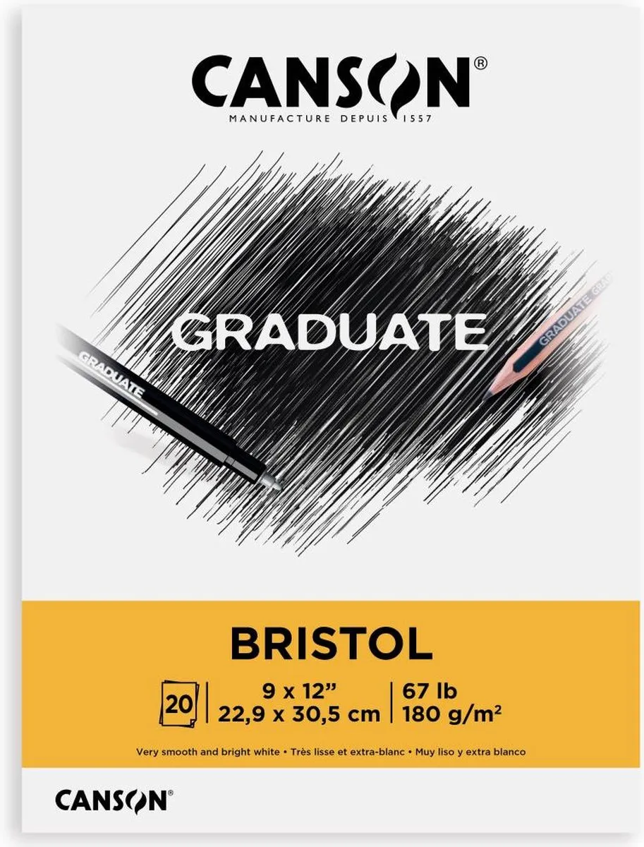 Canson Graduate Bristol Pad C31250P057