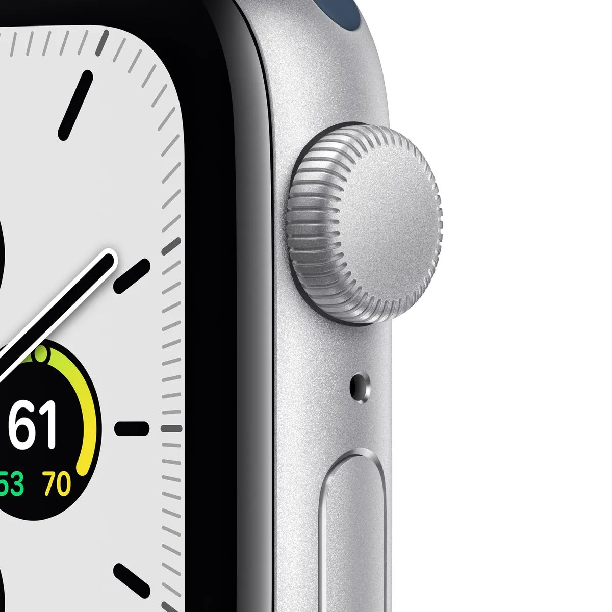 Apple Watch SE 2021 40mm - Zilver - Blauwe Band