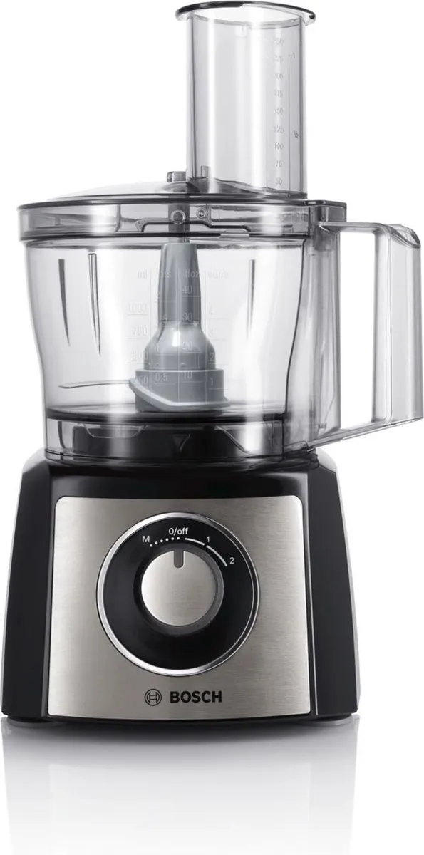 Bosch MCM3501M MultiTalent 3 Keukenmachine 800W - Zwart/RVS