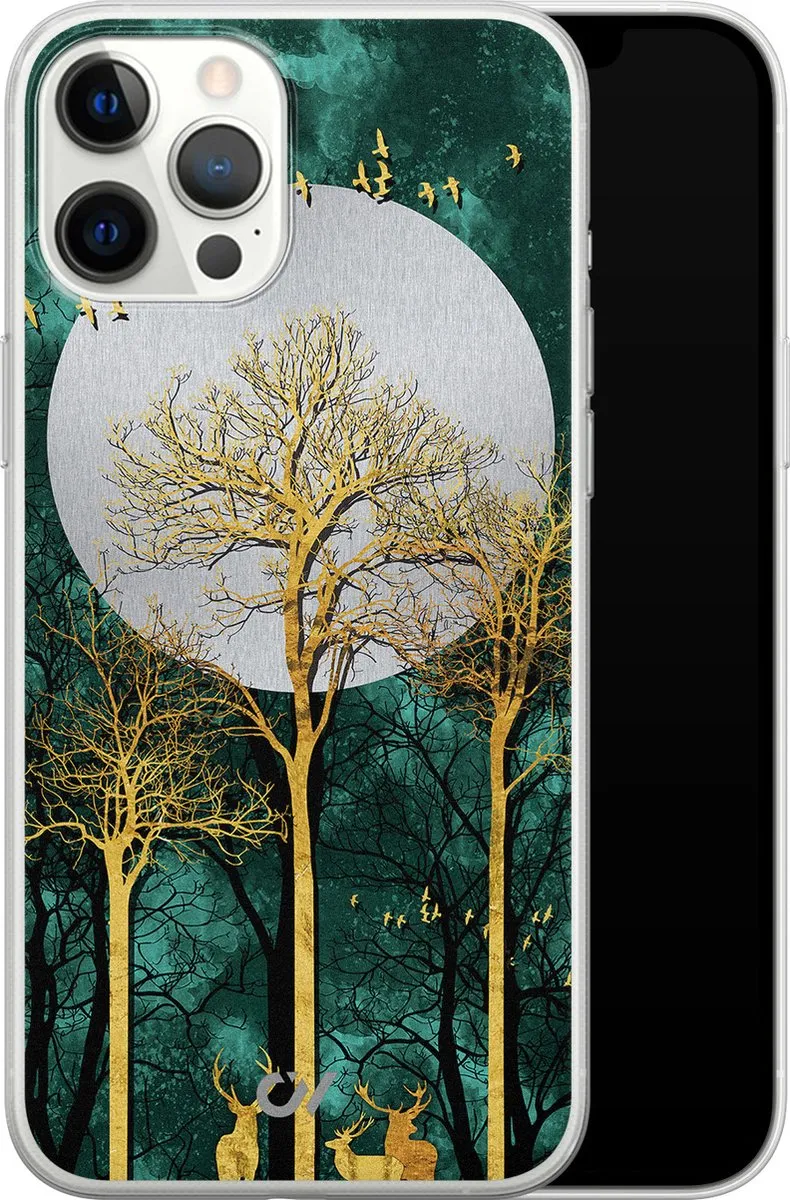 Casevibes Hoesje iPhone 12 Pro Max Goud - Siliconen