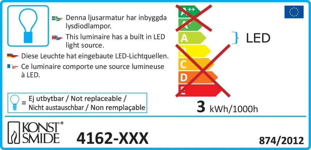 Konstsmide 4162 Snoerverlichting - 20 LED Lantaarns 475cm - 24V Multicolor