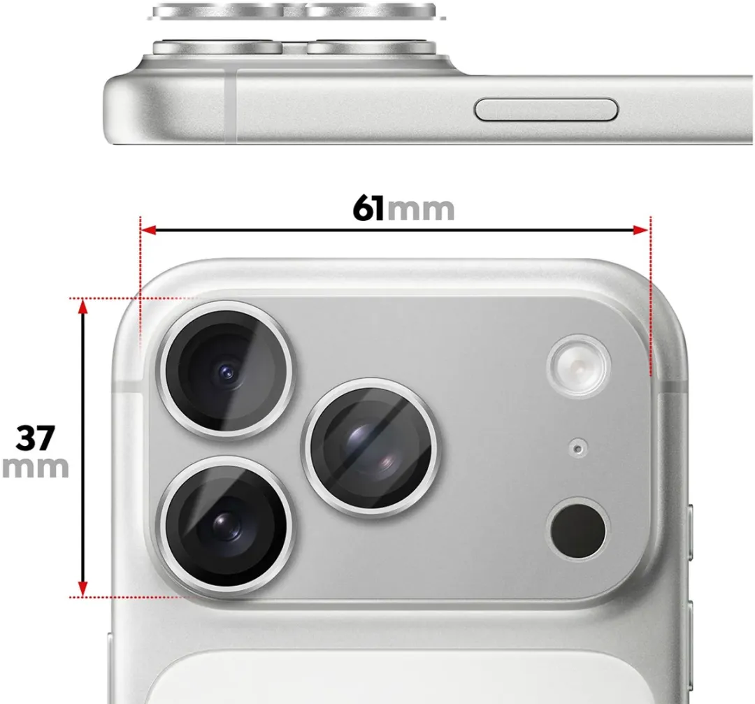 PanzerGlass FENDER PG59749 iPhone 17 Pro Camera Protector - Zilver