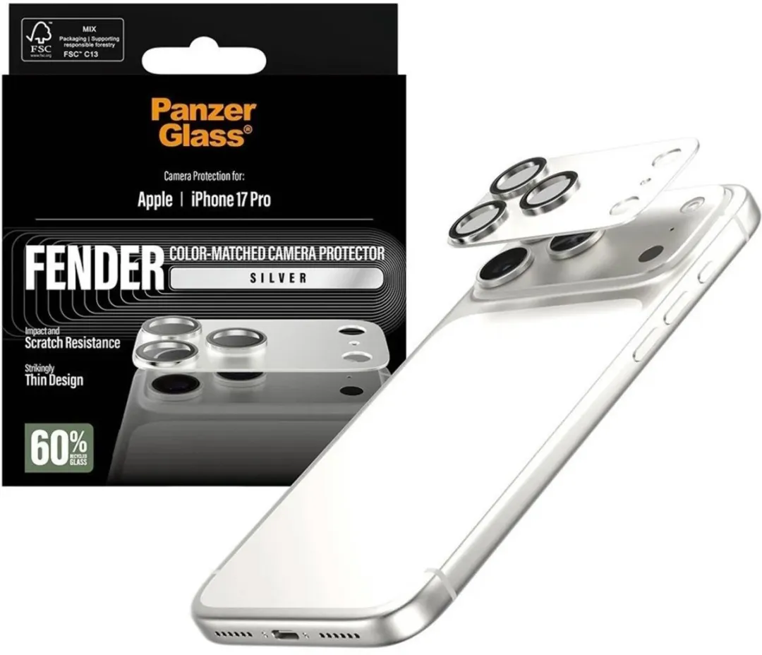 PanzerGlass FENDER PG59749 iPhone 17 Pro Camera Protector - Zilver