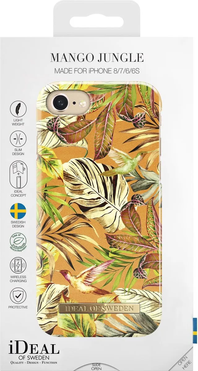 iDeal of Sweden iPhone SE (2020)/8 Backcover - Mango Jungle