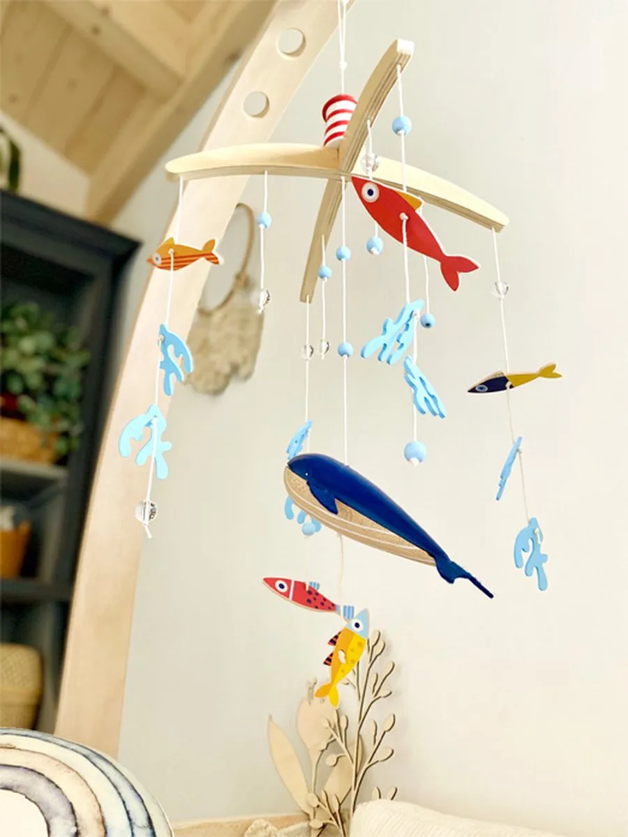 Small Foot Houten Baby Mobiel Oceaan 12290 - Multicolor