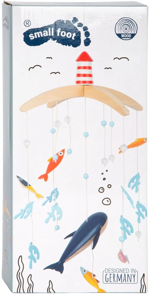 Small Foot Houten Baby Mobiel Oceaan 12290 - Multicolor