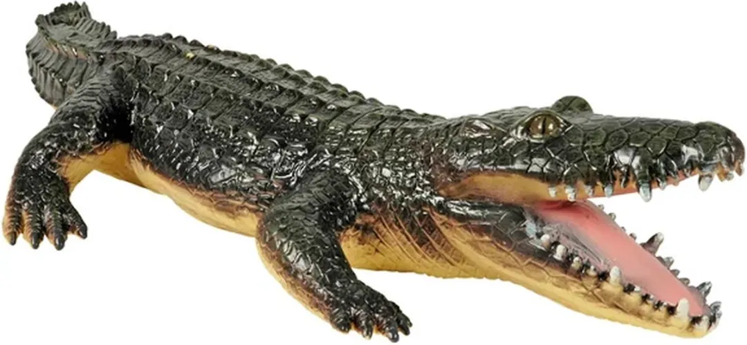 Johntoy Krokodil Speelfiguur 65cm - Multicolor