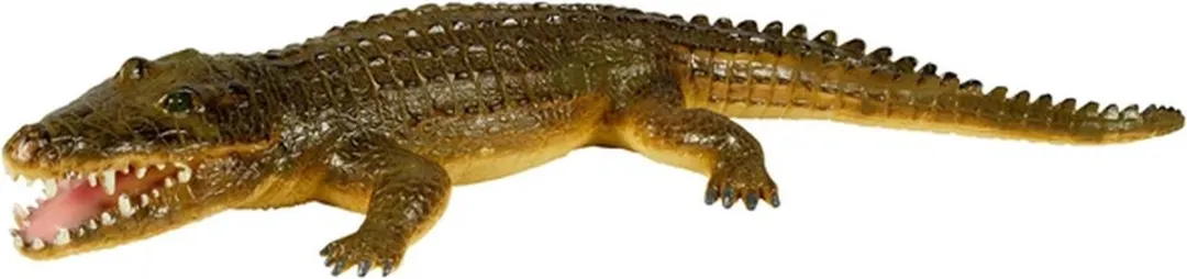 Johntoy Krokodil Speelfiguur 65cm - Multicolor