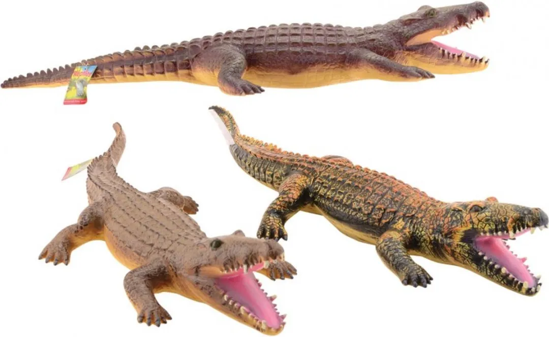 Johntoy Krokodil Speelfiguur 65cm - Multicolor - afbeelding 6 van 6
