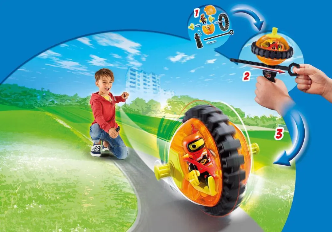 Playmobil Monobike 9203 - Oranje