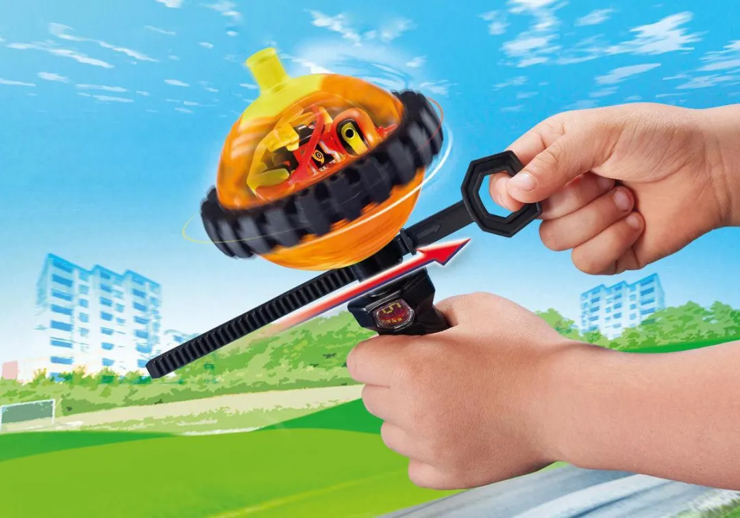 Playmobil Monobike 9203 - Oranje - afbeelding 6 van 6