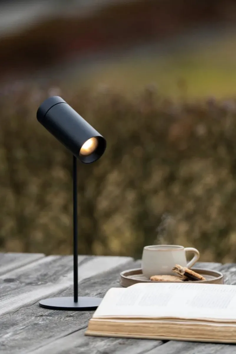 Konstsmide Tuin Tafellamp Multi - 27 LED 2200K/3000K - Zwart Aluminium