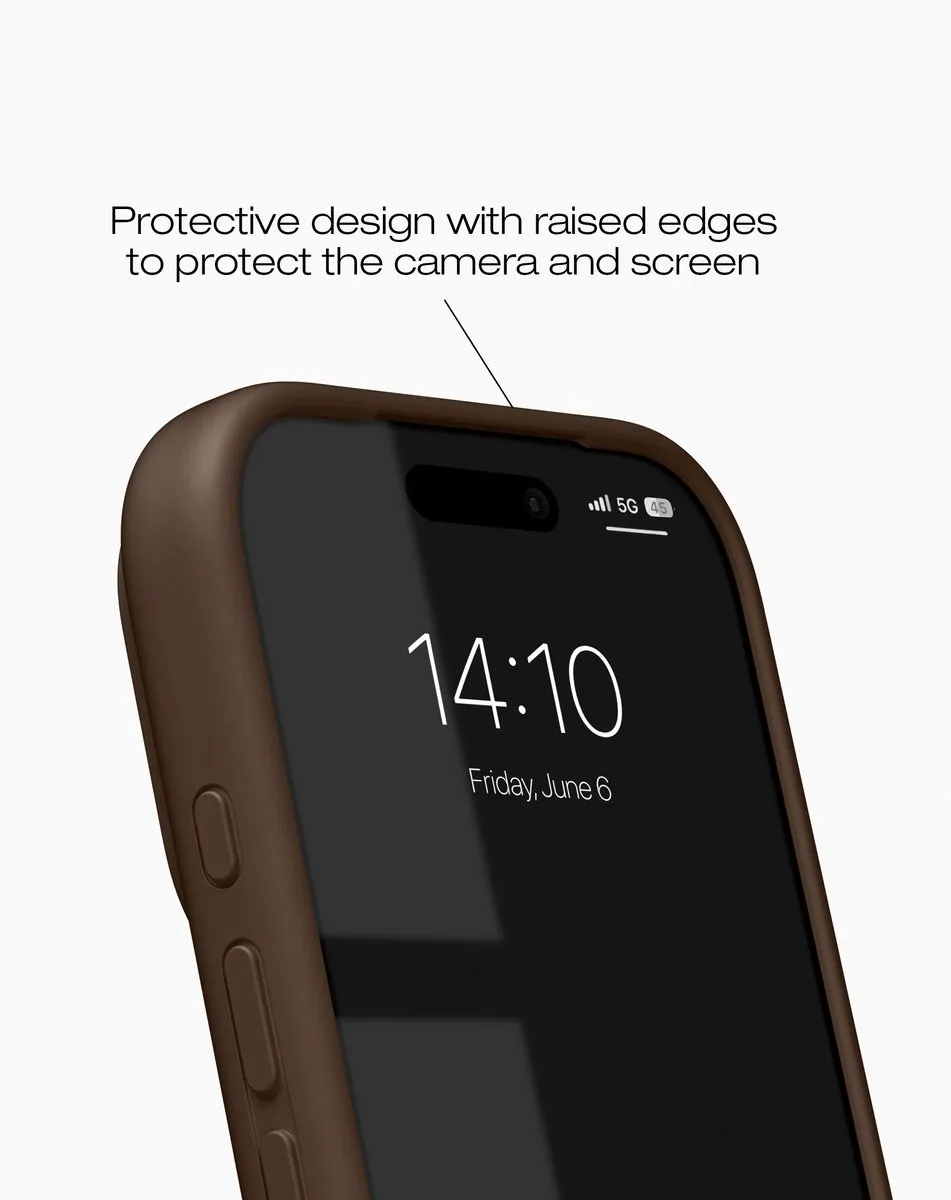 iDeal of Sweden iPhone 17 Pro Silicone Hoes - Mocha Mousse - IDSICMS-I2561P-562 - afbeelding 6 van 6