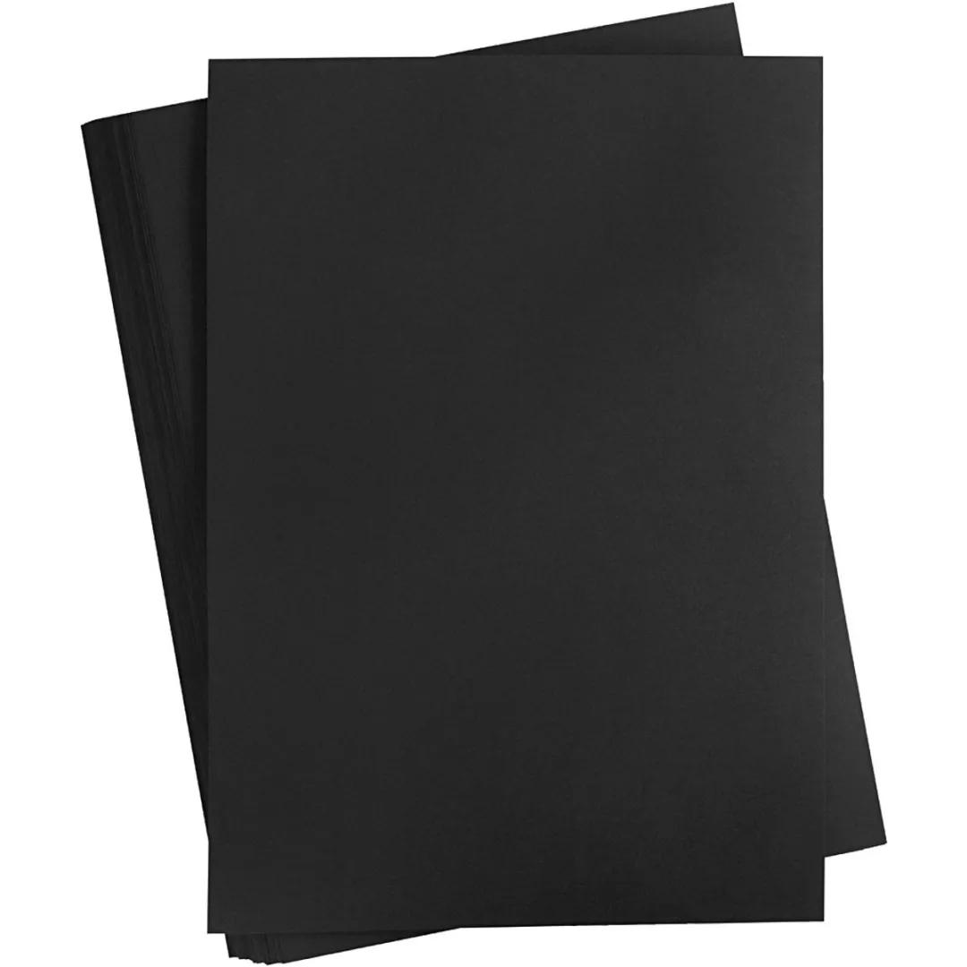Creativ Company Zwart Karton 180g A2 - 100 Vellen