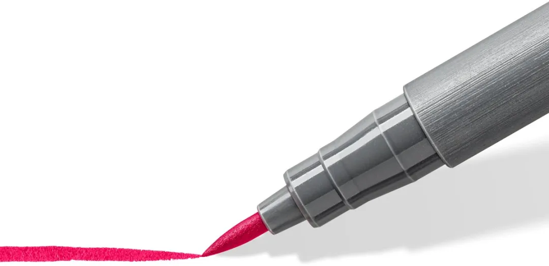 STAEDTLER Pigment Brush Pen Set 24 Kleuren - afbeelding 6 van 6