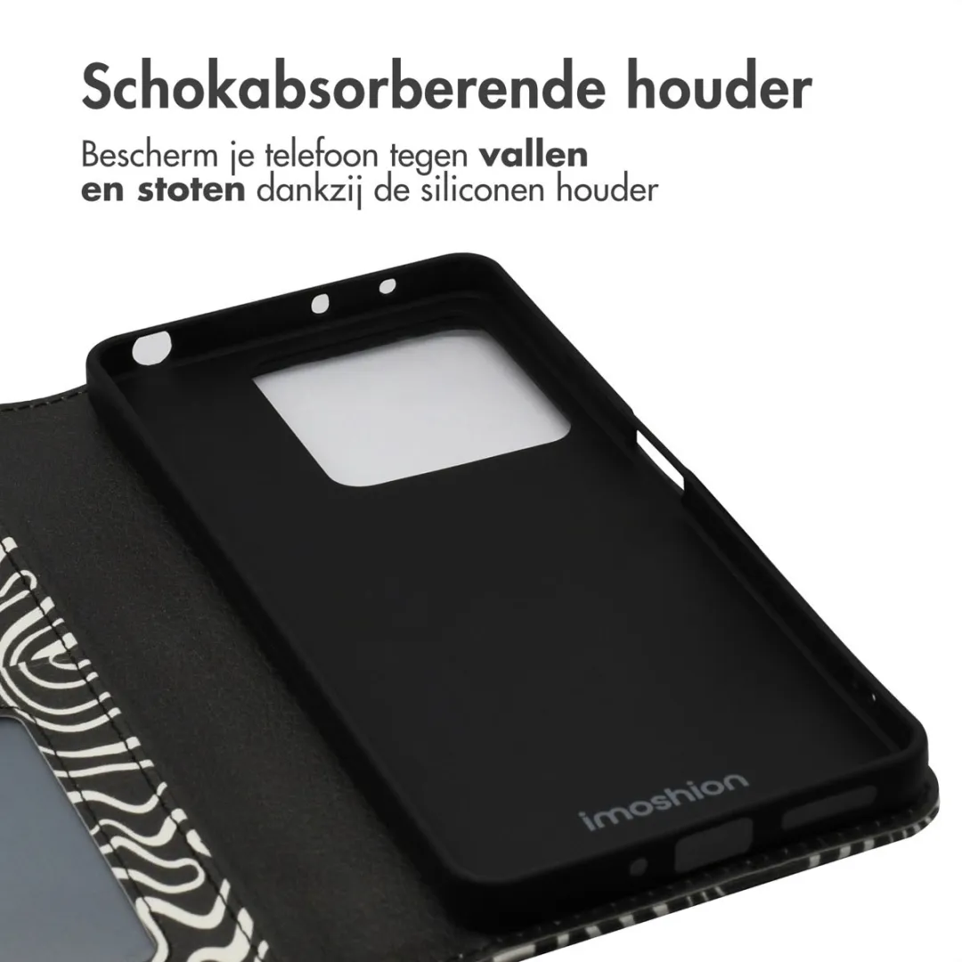 imoshion Hoesje Xiaomi Redmi Note 13 - Black And White - 3 Pasjes