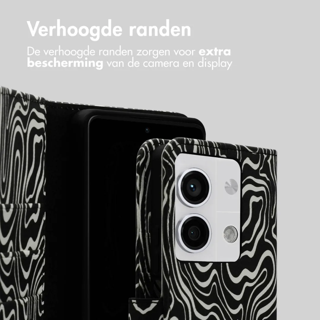 imoshion Hoesje Xiaomi Redmi Note 13 - Black And White - 3 Pasjes - afbeelding 6 van 6