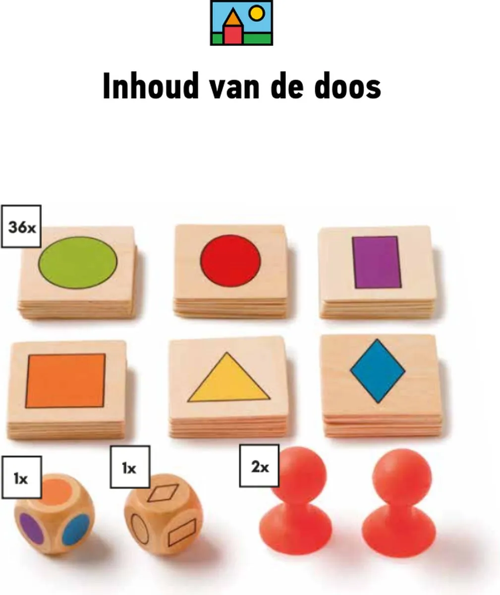 Toys for Life Vang de Vorm 100_523900 - Educatief Speelgoed - 36 Kaartjes