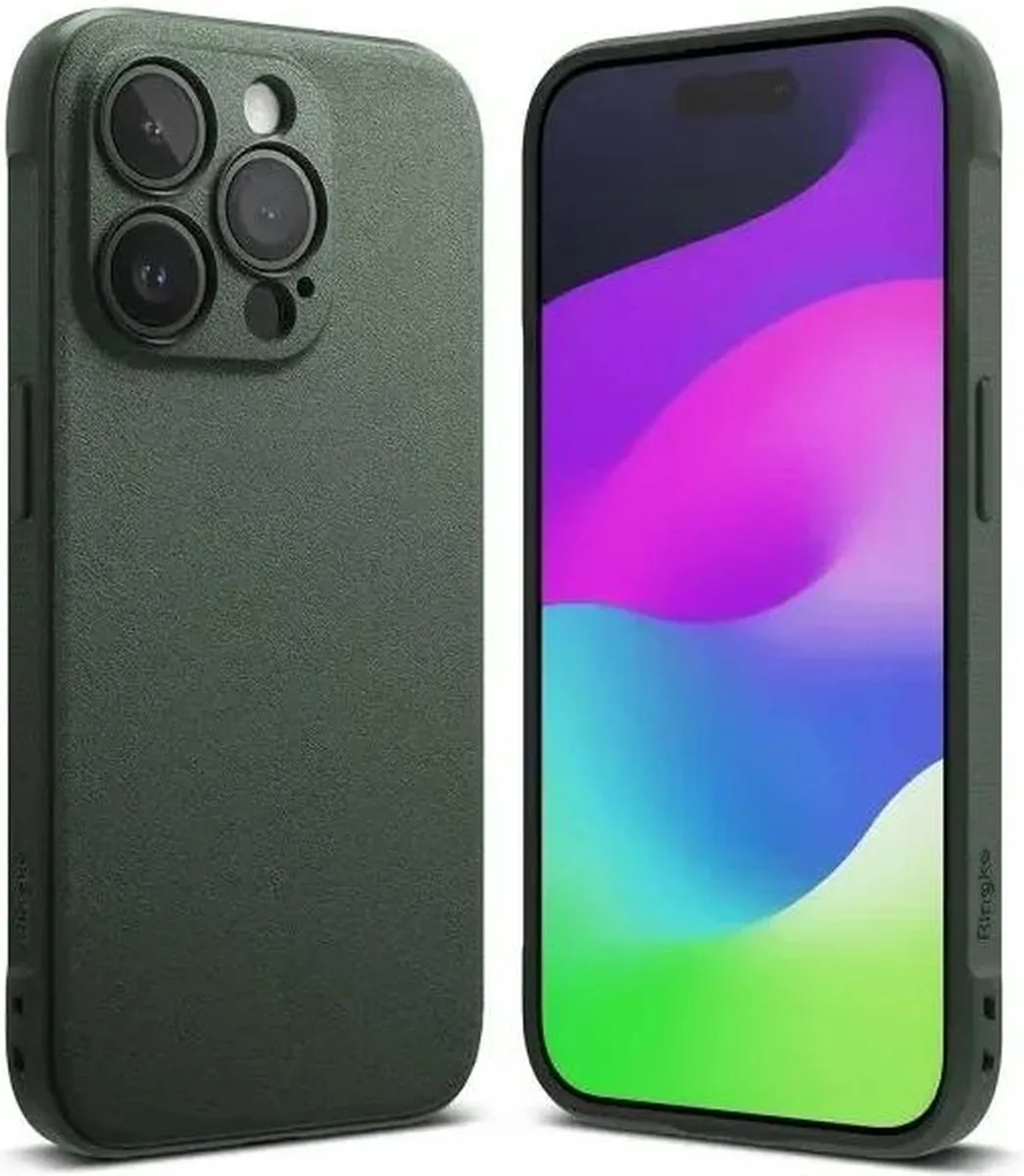 Ringke Onyx Hoesje iPhone 15 Pro - Groen