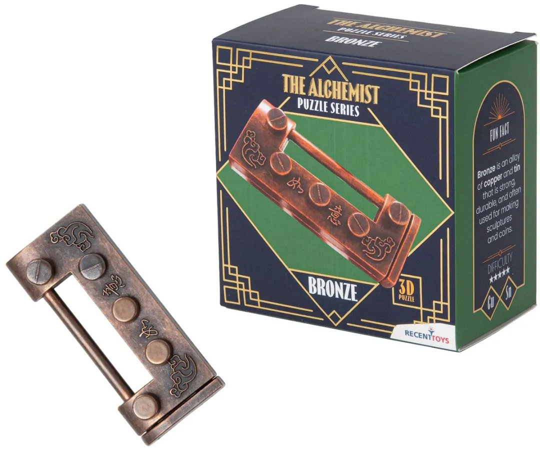Recent Toys The Alchemist Bronze Brainpuzzle