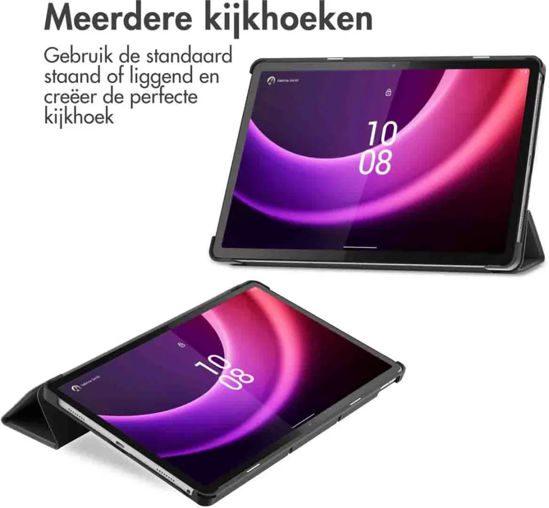 Imoshion SH00058177 Tablethoes - Lenovo Tab P11 (2e Gen) - Trifold Bookcase - Zwart