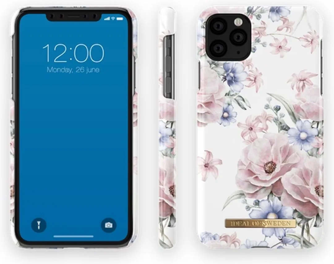 iDeal of Sweden iPhone 11 Pro Max Backcover Floral Romance - Wit/Blauw/Roz - afbeelding 5 van 6