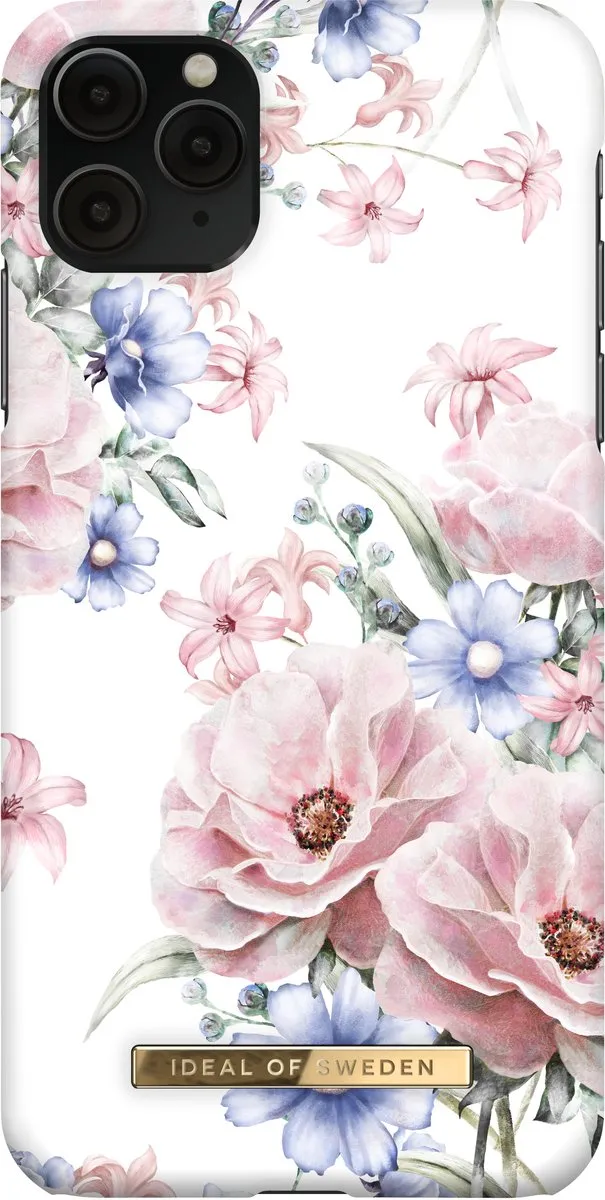 iDeal of Sweden iPhone 11 Pro Max Backcover Floral Romance - Wit/Blauw/Roz - afbeelding 3 van 6