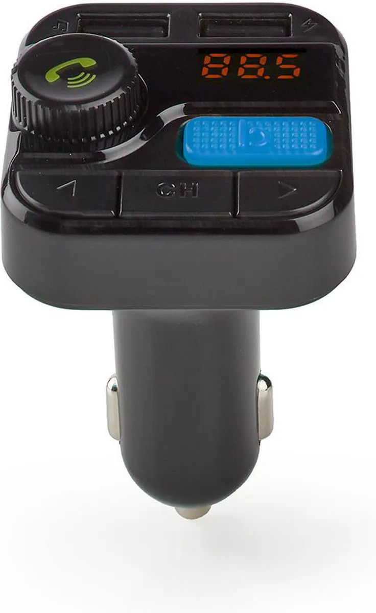 Nedis FM-Audiotransmitter Auto - Handsfree - Bluetooth 5.0 - Zwart