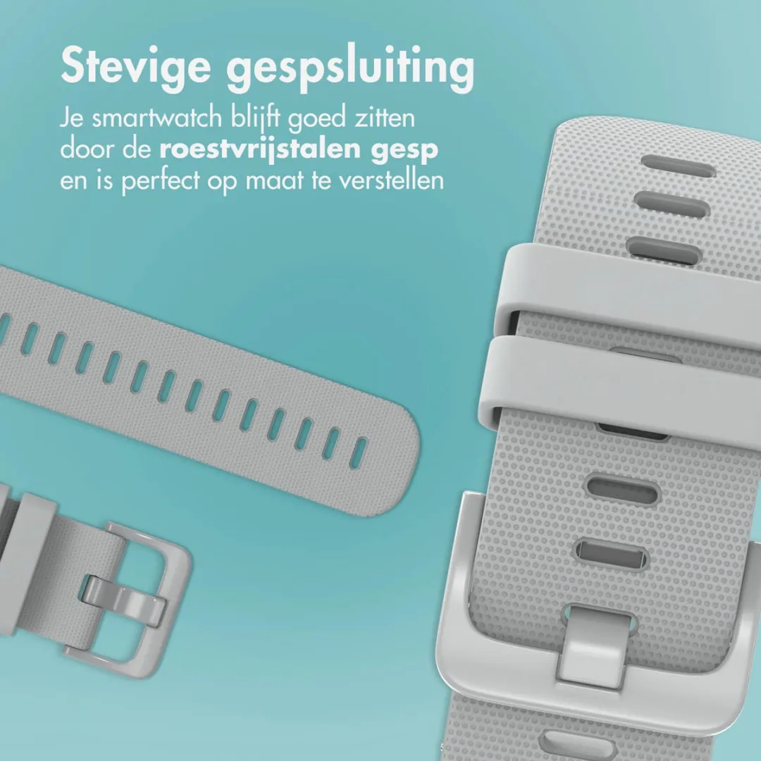 Imoshion Siliconen Sportbandje SH00076274 - 22mm - Grijs