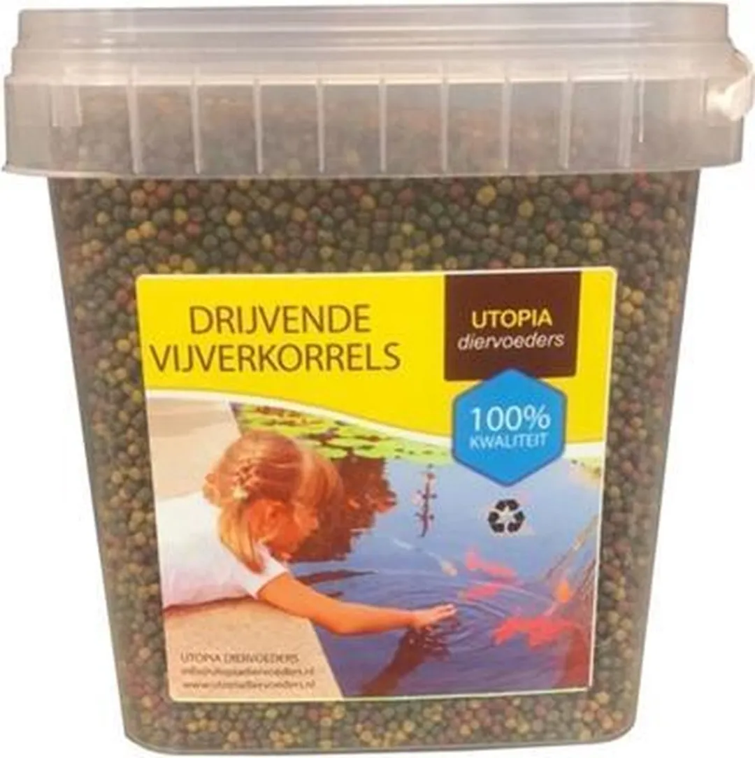 Drijvende vijverkorrel (3 MM 1 KG 2,5 LTR)