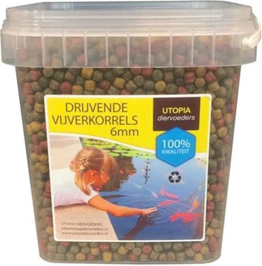 Drijvende vijverkorrel (3 MM 1 KG 2,5 LTR)