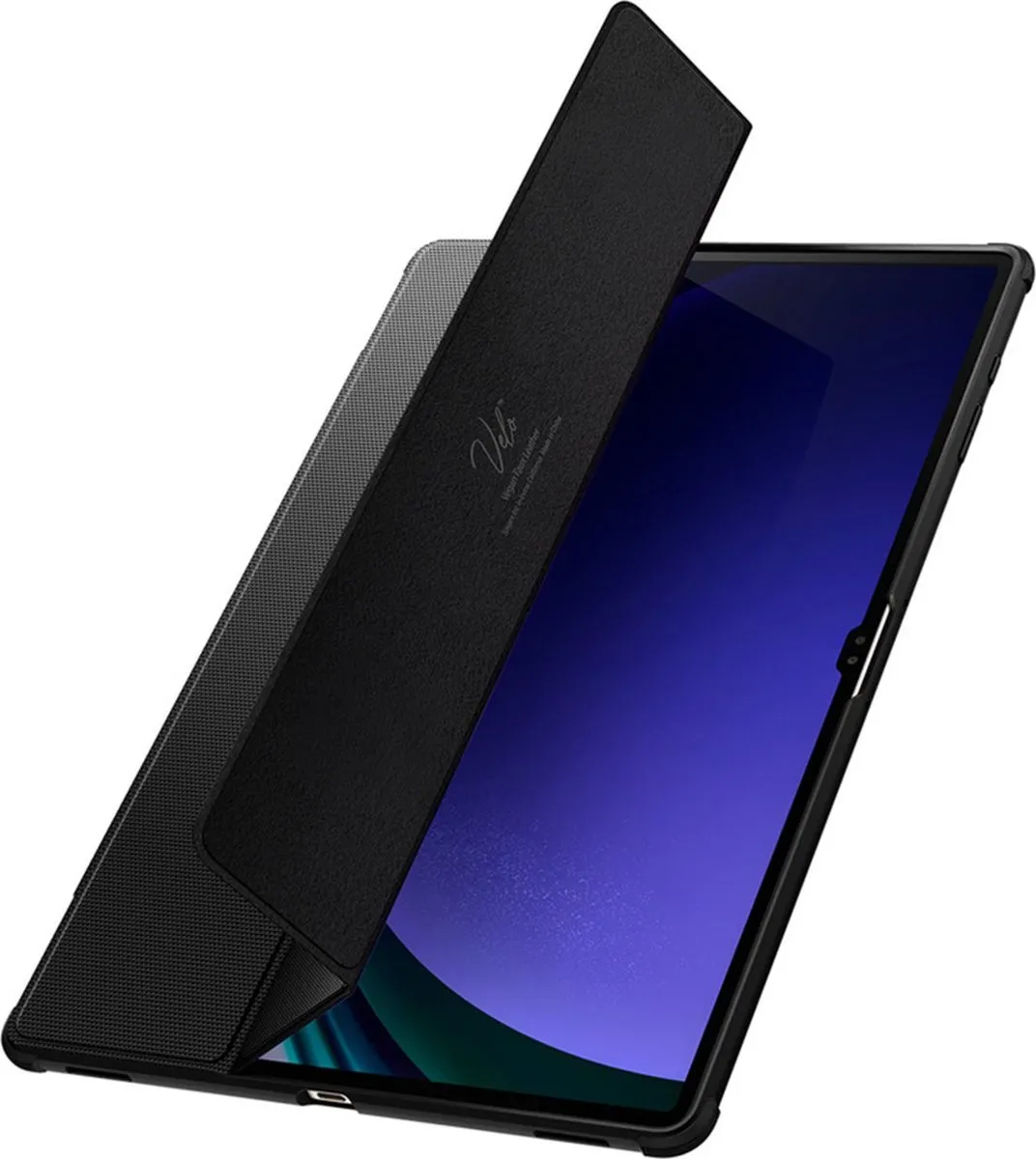 Spigen Rugged Armor Pro ACS06538 Tablethoes - Samsung Galaxy Tab S9 Ultra - Zwart
