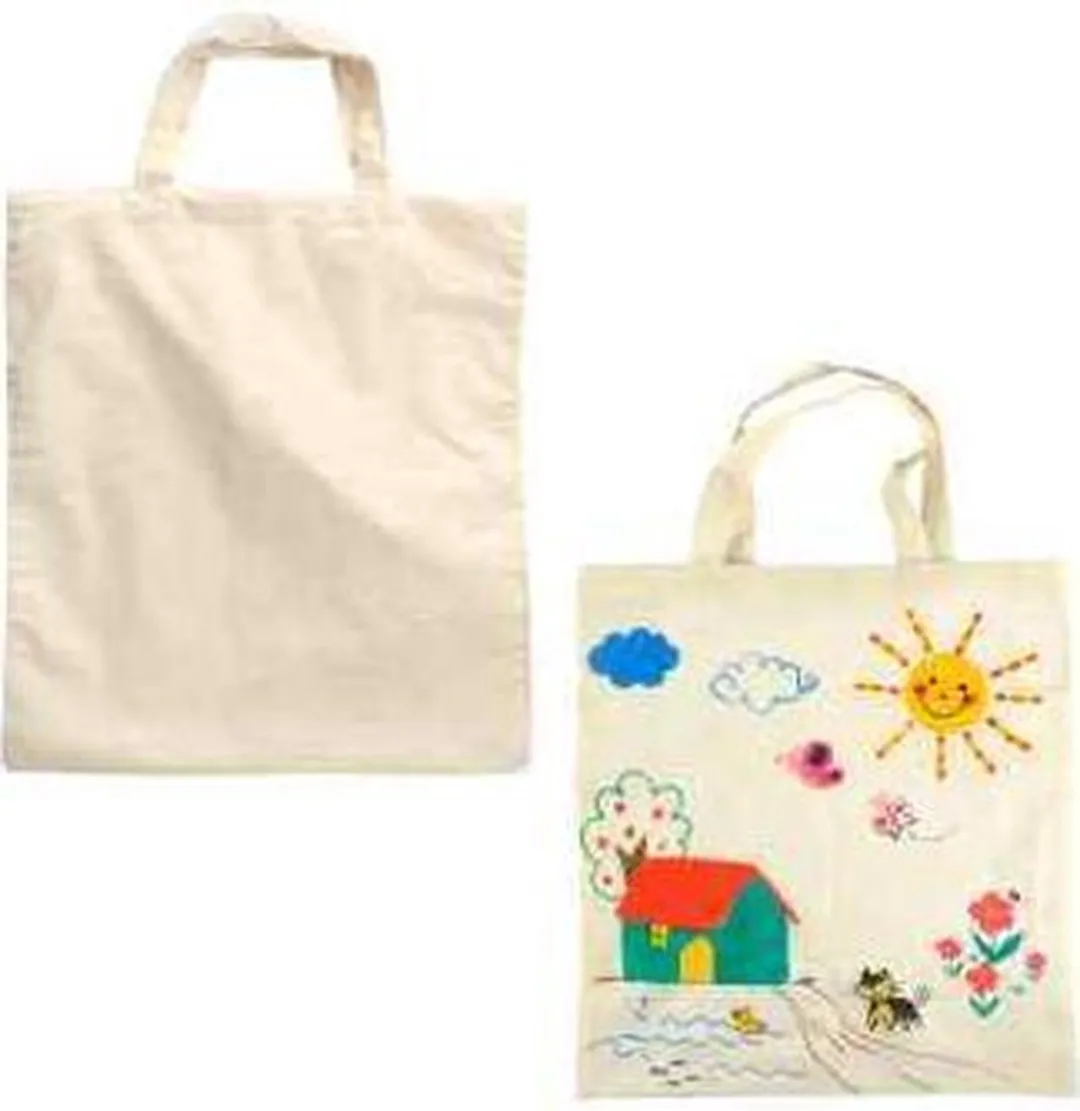 Goki Katoenen Tas - Wit