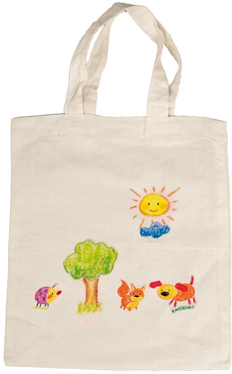 Goki Katoenen Tas - Wit