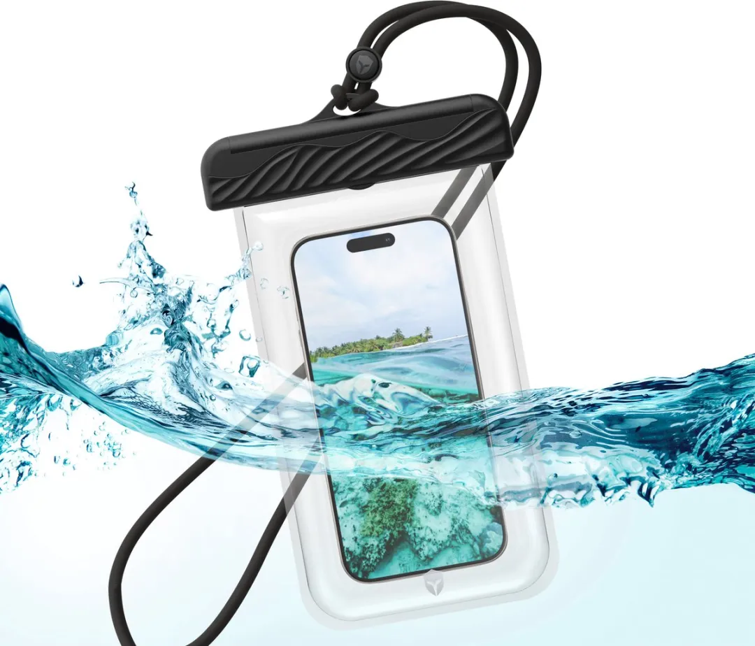 Bigben Force Case FCPOUCHWATFLOAT Waterdichte Telefoonhoes - Transparant