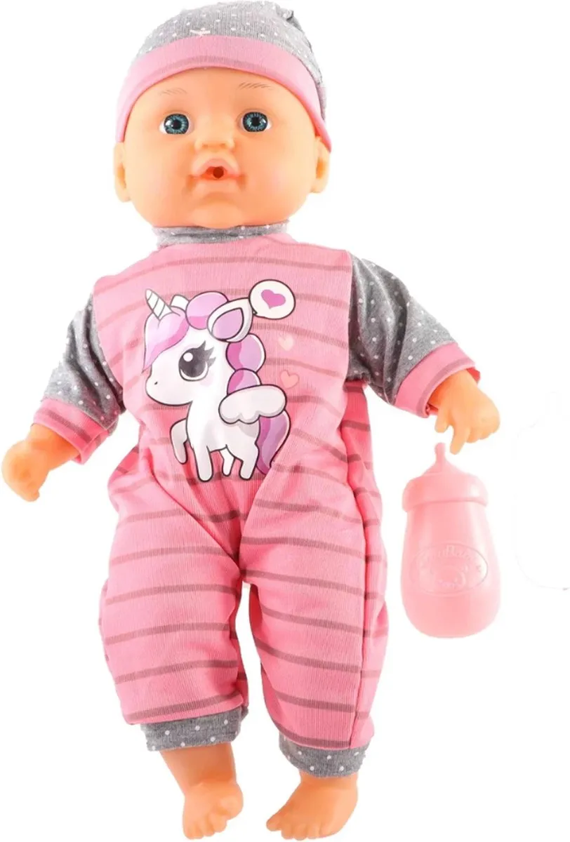 Jonotoys Baby Speelpop 30cm - 10 Geluiden - Mix