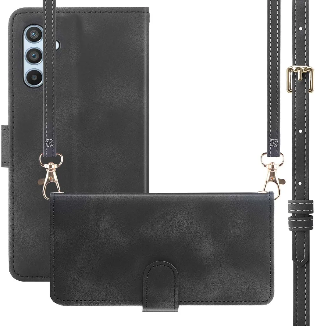 Imoshion Bookcase Hoesje Samsung Galaxy A54 - 3 Pasjes - Zwart